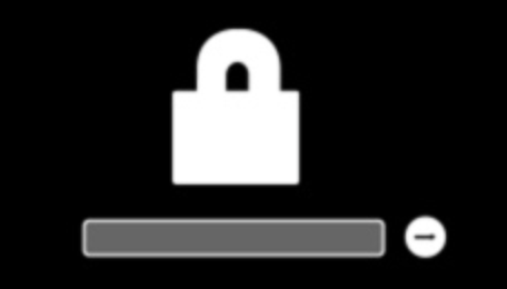 ファームウェアパスワードのMacの画面